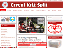 Tablet Screenshot of crvenikriz-split.com